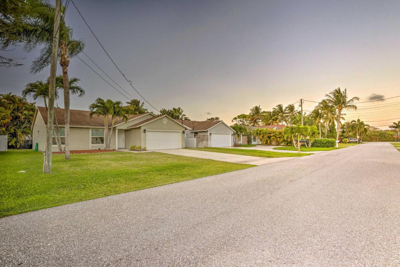 Jupiter Home With Patio And Grill About 6 Mi To Beach! Exterior foto